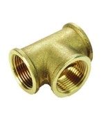Ferramenta1.com | Idraulica - tee 130 ottone giallo d 3/4 - PZ 5