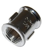 Ferramenta1.com | Idraulica - manicotto 270 ottone cromato d 3/4 - PZ 10