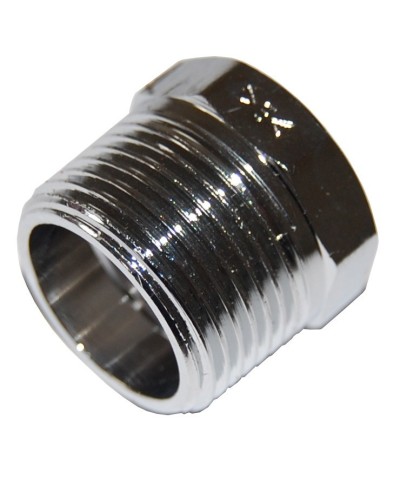 Ferramenta1.com | Idraulica - riduzione 241 ottone crom d 3/4x1/2 - PZ 10