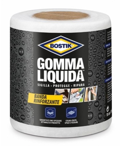 Ferramenta1.com | Bostik gomma liquida banda rinforz 10 cm x 10 m - PZ 6