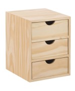 Ferramenta1.com | Cassettiera mini 3 cassetti 21x20x28 cm - PZ 1