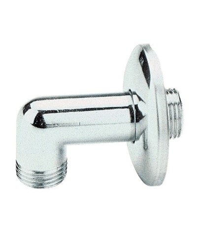 Ferramenta1.com | Bl curva cromata con rosetta m1/2 x m1/2 * - BL 6