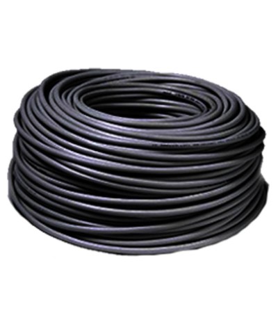 Ferramenta1.com | Cavo elettrico h05vv-f sez 2x1,00 m nero - MT 100
