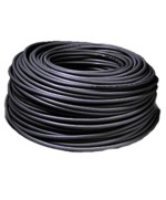 Ferramenta1.com | Cavo elettrico h05vv-f sez 2x1,00 m nero - MT 100