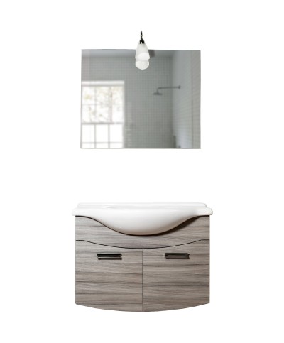 Ferramenta1.com | Mobile bagno iris 2 ante 85 sosp. palissandro - PZ 1