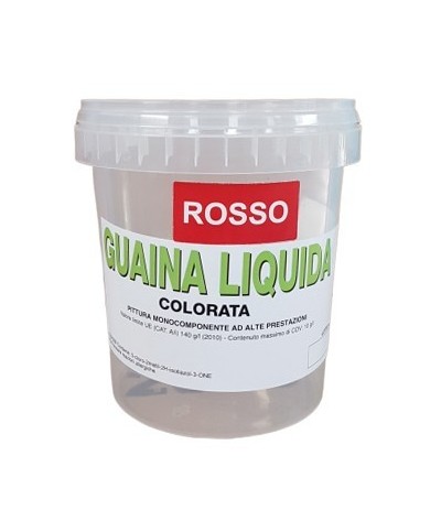 Ferramenta1.com | Guaina liquida resinosa rosso  1 kg - PZ 9