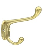 Ferramenta1.com | Bl appendiabiti classic 78x75 mm ottone luc 2 pz - BL 1