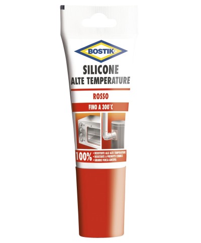 Ferramenta1.com | Bostik silicone sil-300 c alte temperat  60 ml tubo - PZ 12