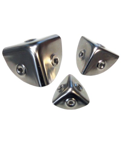 Ferramenta1.com | Bl angoli per bauli e casse acc nich 30 mm 4 pz - BL 6