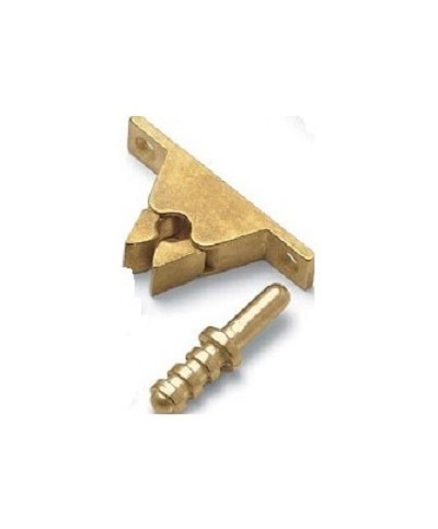 Ferramenta1.com | Fermaporta a pinza ottonato** - PZ 50