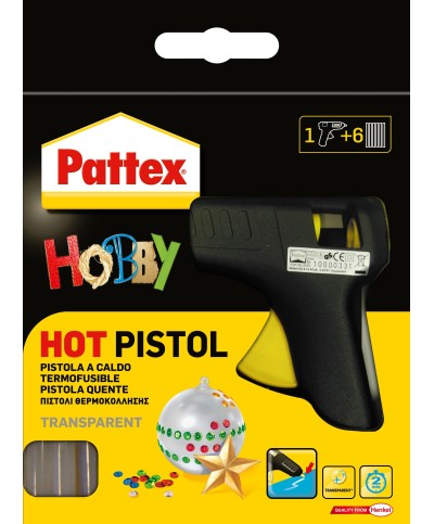 Ferramenta1.com | Pattex pistola incollatrice hot 70w stick d 12 mm - PZ 1
