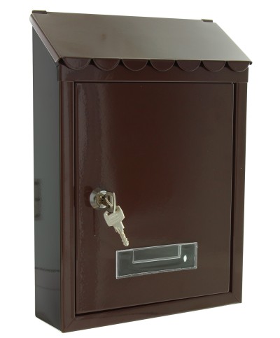 Ferramenta1.com | Cassetta postale garden acciaio marrone tx0080 - PZ 6