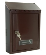 Ferramenta1.com | Cassetta postale garden acciaio marrone tx0080 - PZ 6