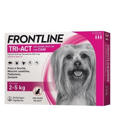Ferramenta1.com | Frontline tri-act  2- 5 kg 3 pipette - PZ 1