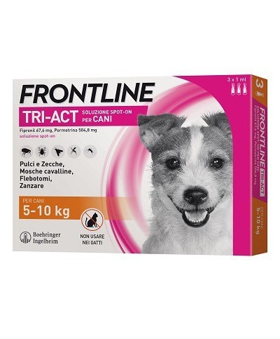 Ferramenta1.com | Frontline tri-act  5-10 kg 3 pipette - PZ 1
