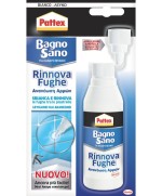 Ferramenta1.com | Pattex bagno sano rinnova fughe bianco 125 ml - PZ 12