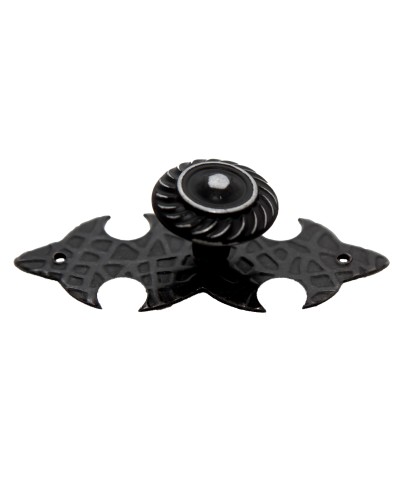 Ferramenta1.com | Pomolo ferro battuto 306 pomolo 25 base  80x29 - PZ 20