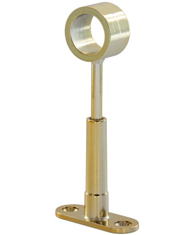 Ferramenta1.com | Reggitubo centrale tondo regol d 30 mm ottonato - PZ 6