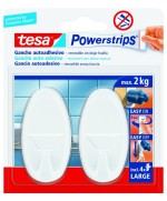 Ferramenta1.com | Gancio adesivo tesa powerstrips grande bianco 2 pz - CF 6