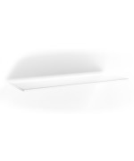 Ferramenta1.com | Mensola vitra 6 mm bianco 12x45 cm - PZ 5