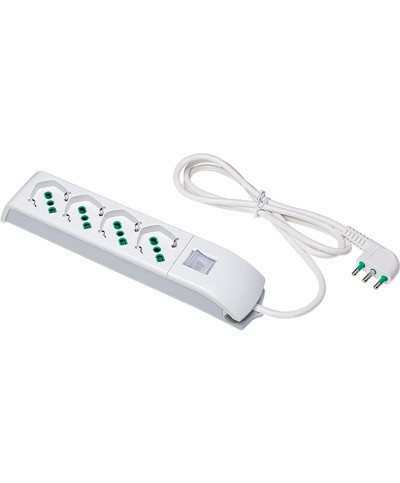 Ferramenta1.com | Fme 41.0100 multipresa 4p bip/sc + int fido - PZ 1