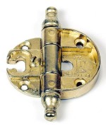 Ferramenta1.com | Cerniera per mobili a0056 ottonato 35x18 mm* - PZ 10