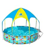 Ferramenta1.com | Piscina c/telaio+copert+doccia 244x51h 56432 - PZ 1