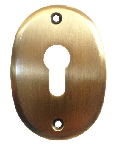 Ferramenta1.com | Bocchetta profilo europeo f0232 c/fori bronzata - PZ 1