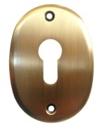 Ferramenta1.com | Bocchetta profilo europeo f0232 c/fori bronzata - PZ 1