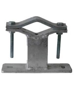 Ferramenta1.com | Zanca a muro per palo antenna          fig.10 - PZ 1
