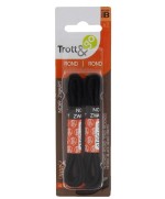 Ferramenta1.com | Lacci p/scarpe tondi 60 cm  2 paia nero - PZ 3