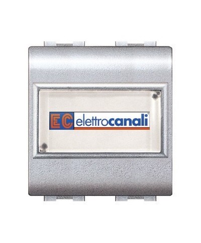 Ferramenta1.com | Life 4025 tec pulsante c/portanome argento sat - PZ 6