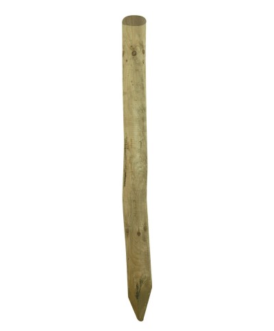 Ferramenta1.com | Palo punta in pino impregnato d  8xh250 cm - PZ 1