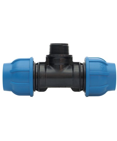 Ferramenta1.com | Raccordo nylon tee m d 20 x 1/2 x 20 mm* - PZ 20