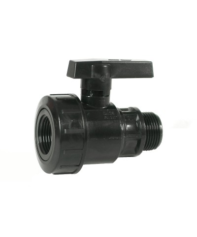 Ferramenta1.com | Raccordo nylon valvola a sfera mf 3/4* - PZ 10