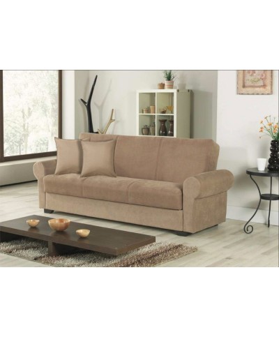 Ferramenta1.com | Divano prontoletto firenze 3str cappuccino - PZ 1