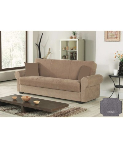 Ferramenta1.com | Divano prontoletto firenze 3str light gray - PZ 1