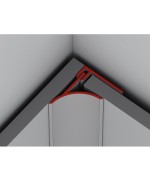 Ferramenta1.com | Profilo angolo interno a201  cm 300 noce - PZ 12