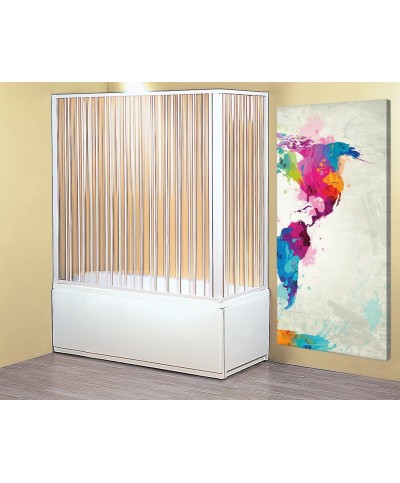 Ferramenta1.com | Parete vasca a soffietto 2 lati 70x170-140xh150 cm - PZ 1