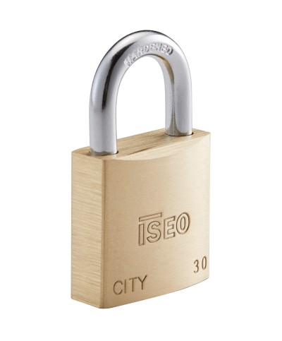 Ferramenta1.com | City by iseo lucchetto ott rettang 30 mm cifr unic - PZ 1