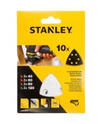 Ferramenta1.com | Piranha stanley sta32348  (x32348) 10 fogli abrasivi misti xmt300 - CF 1