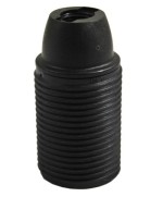 Ferramenta1.com | Portalampada nero e14 filettato - PZ 50