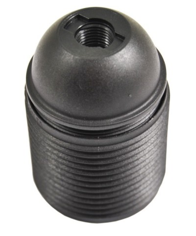 Ferramenta1.com | Portalampada nero e27 filettato - PZ 20