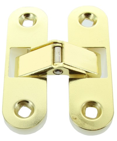 Ferramenta1.com | Cerniera invisibile per porte ottonato 63x89 mm - PZ 20