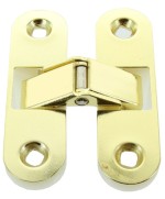 Ferramenta1.com | Cerniera invisibile per porte ottonato 63x89 mm - PZ 20