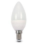 Ferramenta1.com | Led oliva 5,5w e14  490 lm 6500k fredda* - PZ 10