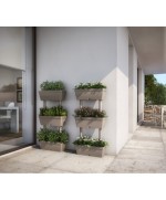 Ferramenta1.com | Fioriera multipla 50x17xh100 cm tortora - PZ 5