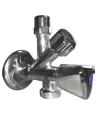 Ferramenta1.com | Rubinetto filtro doppio uso attacco lavatrice 1/2 - PZ 10