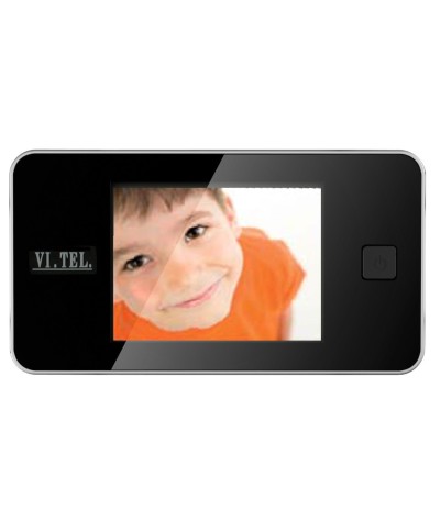 Ferramenta1.com | Spioncino 105 gradi digitale e0372 cromo satinato 3,2 - PZ 1