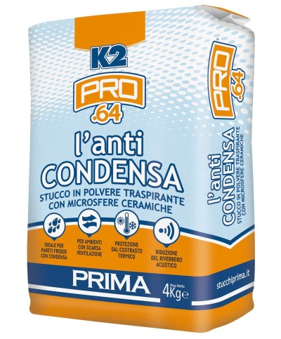 Ferramenta1.com | Stucco anticondensa in polvere k2 da 4 kg - PZ 4